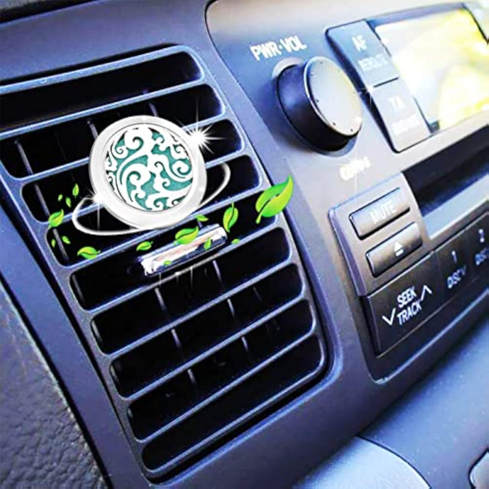 Aromatherapy Car Diffuser Stainless Steel Vent Clip Essential Oil Diffuser